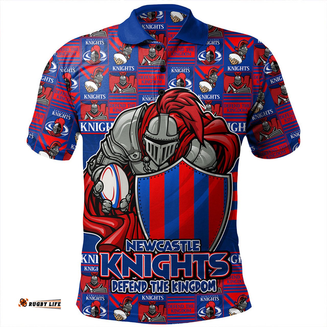 Amazing Aussie Newcastle Knights Champion���s Pride Comic Style Polo Shirt