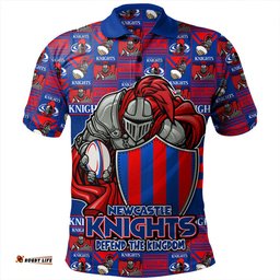 Amazing Aussie Newcastle Knights Champion���s Pride Comic Style Polo Shirt