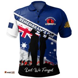 Amazing Aussie Australia Australian Heroes Remembrance Day Tribute Polo Shirt