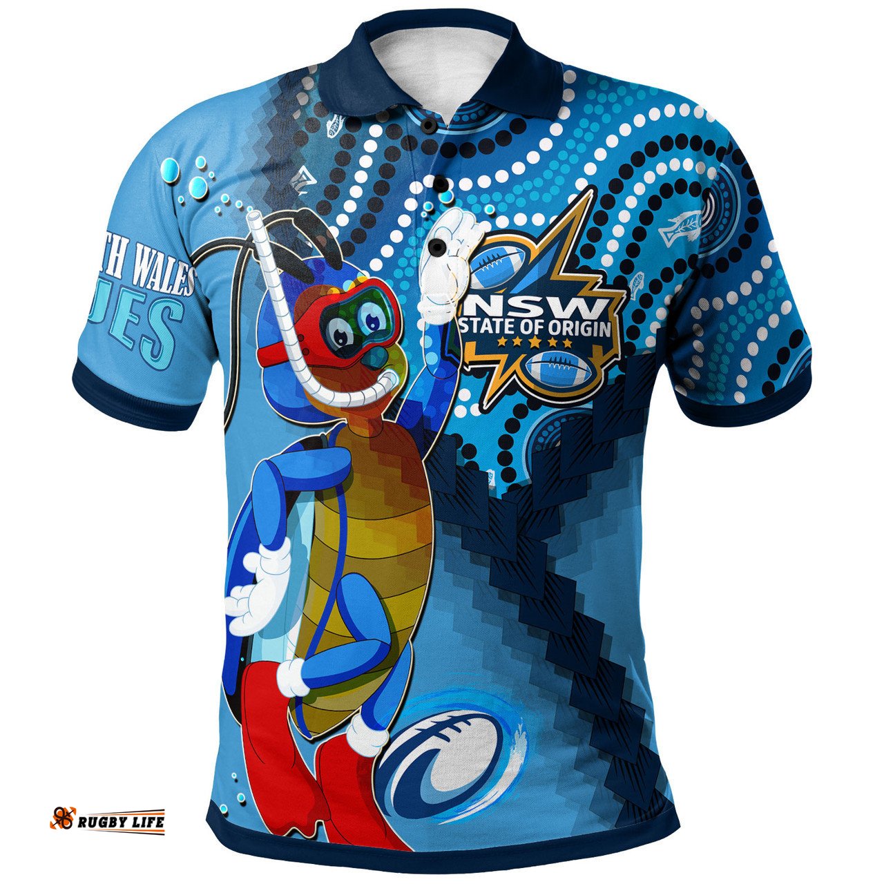 Amazing Aussie Cockroaches League Custom Cockroaches Dreaming Cockroaches League  Polo Shirt
