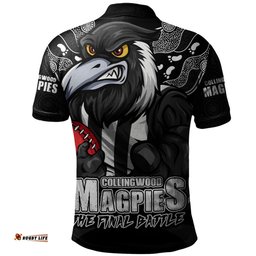 Amazing Aussie Collingwood Final Clash Battle Edition Polo Shirt