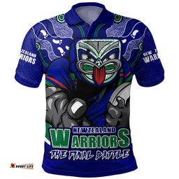 Amazing Aussie New Zealand Warriors Final Clash Battle Edition Polo Shirt