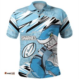 Amazing Aussie Cronulla Sutherland Sharks Theme Song Polo Shirt