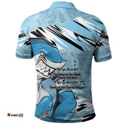 Amazing Aussie Cronulla Sutherland Sharks Theme Song Polo Shirt