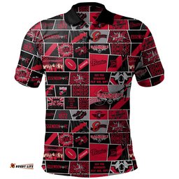 Amazing Aussie Essendon Legacy Of The Pride Comic Style Polo Shirt