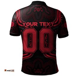 Amazing Aussie Essendon Spirit Warriors Of The Game Polo Shirt