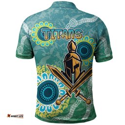 Amazing Aussie Gold Coast Titans Custom Super Gold Coast Titans Polo Shirt