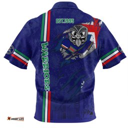 Amazing Aussie New Zealand Warriors Happy Australia Day Flag Scratch Style Polo Shirt