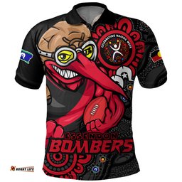 Amazing Aussie Essendon Power Through Generations NAIDOC Edition Polo Shirt