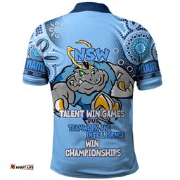 Amazing Aussie Cockroach Sport Custom Talent Win Games But Teamwork And Intelligence Win Championships With Aboriginal Style Polo Shirt