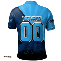 Amazing Aussie New South Wales Blues Origin Battleground Blues Unleashed Polo Shirt