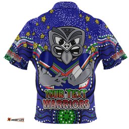 Amazing Aussie New Zealand Warriors Custom Custom With Aboriginal Inspired Style Of Dot Painting Patterns  Polo Shirt