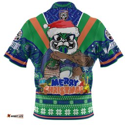 Amazing Aussie New Zealand Warriors Christmas Custom Warriors Santa Aussie Big Things Polo Shirt