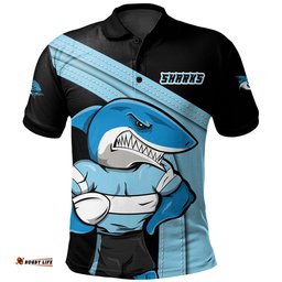 Amazing Aussie Cronulla Sutherland Sharks Custom Team Of Us Die Hard Fan Supporters Polo Shirt
