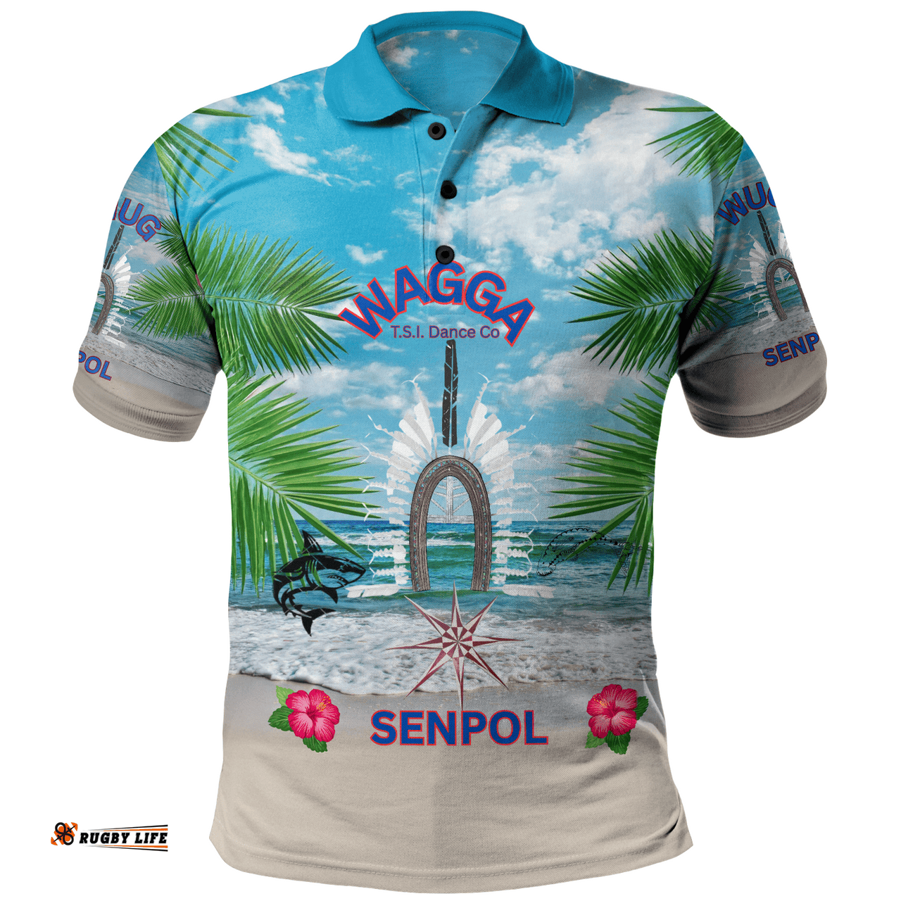 Amazing Aussie (Custom) Australia Dhari Hat Design Polo Shirt