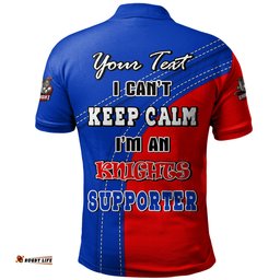 Amazing Aussie Newcastle Knights Custom Team Of Us Die Hard Fan Supporters Polo Shirt