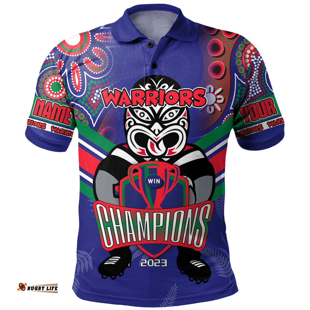 Amazing Aussie New Zealand Warriors Sport Custom Talent Win Games But Teamwork And Intelligence Win Championships With Aboriginal Style Polo Shirt