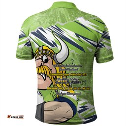 Amazing Aussie Canberra Raiders Theme Song Polo Shirt