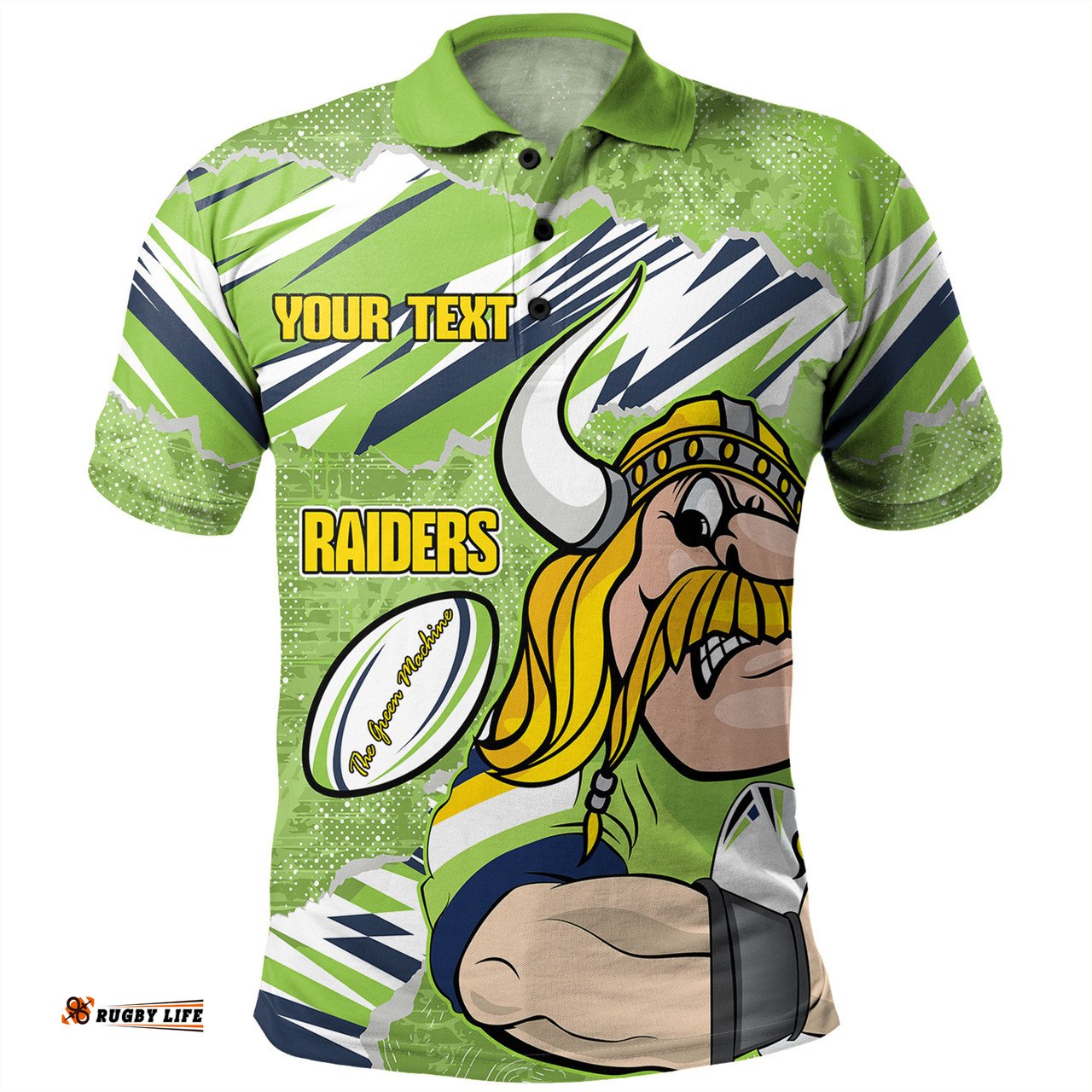 Amazing Aussie Canberra Raiders Theme Song Polo Shirt