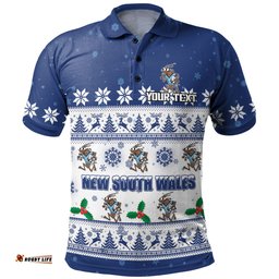 Amazing Aussie New South Wales Cockroaches Christmas Custom Special Ugly Christmas Polo Shirt