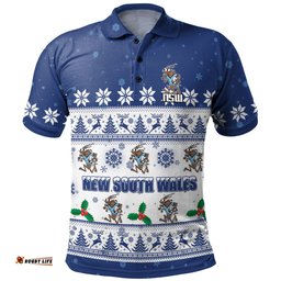 Amazing Aussie New South Wales Cockroaches Christmas Custom Special Ugly Christmas Polo Shirt
