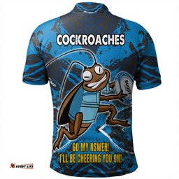 Amazing Aussie Cockroach Sport Custom Go My NSWer Polo Shirt