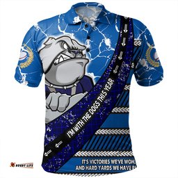 Amazing Aussie Canterbury Bankstown Bulldogs Theme Song For Rugby With Sporty Style Polo Shirt