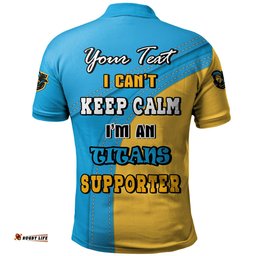 Amazing Aussie Gold Coast Titans Custom Team Of Us Die Hard Fan Supporters Polo Shirt
