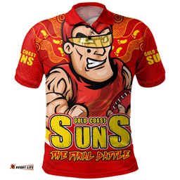Amazing Aussie Gold Coast SUNS Final Clash Battle Edition Polo Shirt