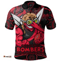 Amazing Aussie Essendon Blazing Spirit Of Victory Polo Shirt