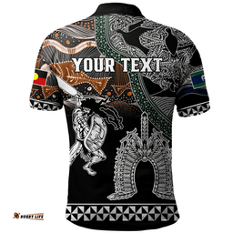 Amazing Aussie (Custom) Australia Warriors Golf Gang Polo Shirt