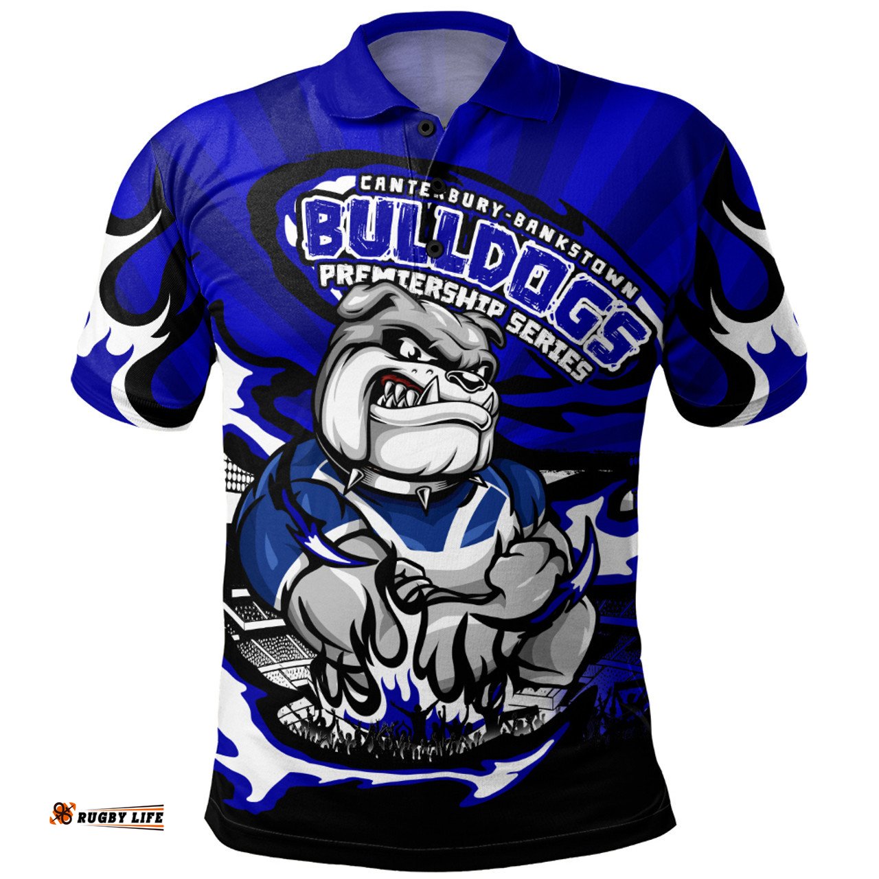 Amazing Aussie Canterbury Bankstown Bulldogs Premiership Series Sports Gear Polo Shirt