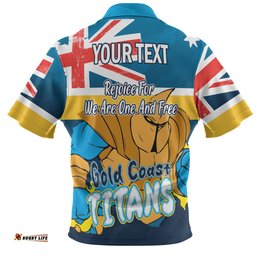Amazing Aussie Gold Coast Titans Happy Australia Day We Are One And Free Polo Shirt
