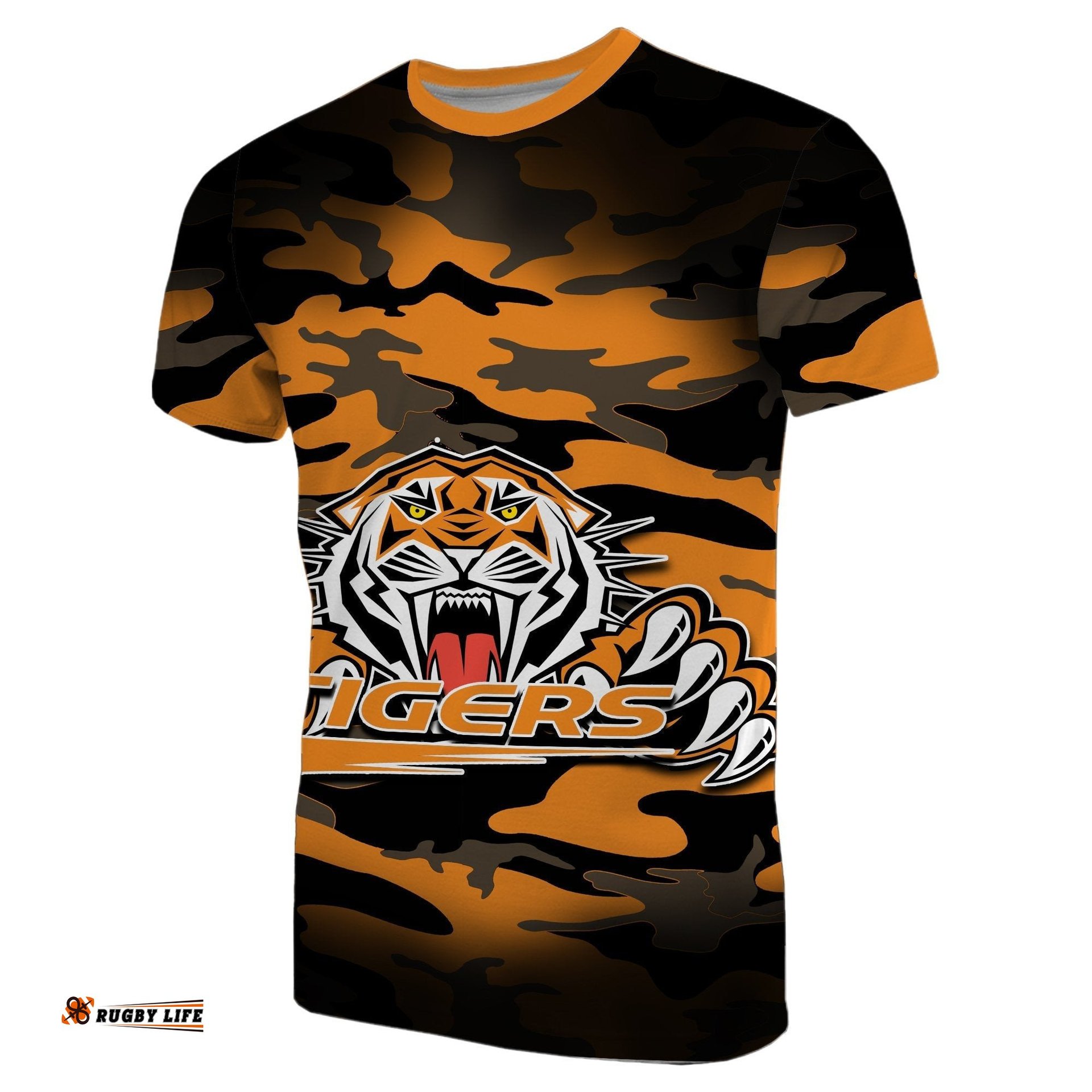 custom personalised wests tigers t shirt anzac day army patterns