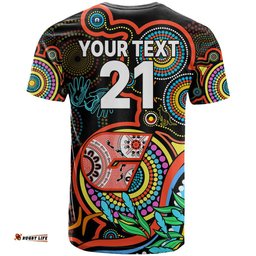 custom giants football aboriginal art t shirt naidoc indigenous tribal