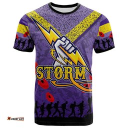 storm rugby t shirt custom anzac day storm t shirt