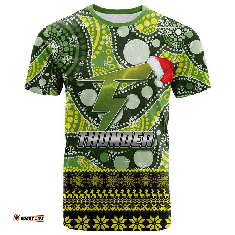 sydney thunder christmas mix aboriginal t shirt
