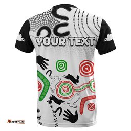 custom personalised south sydney rabbitohs indigenous t shirt