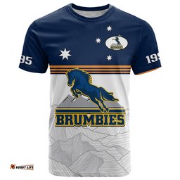 brumbies rugby 1995 super sporty style t shirt