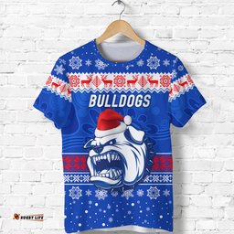 western bulldogs t shirt christmas simple style