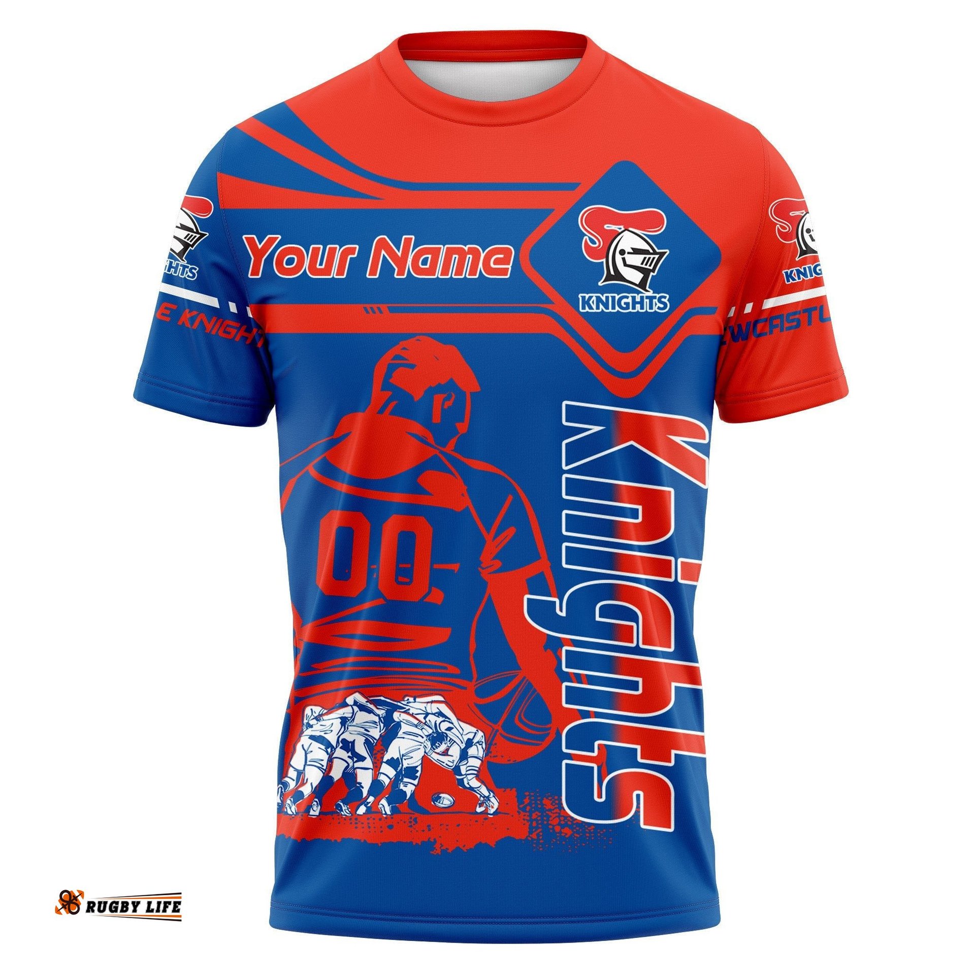 newcastle knights t shirt personalized pentagon style nrl 0Amazing Aussie