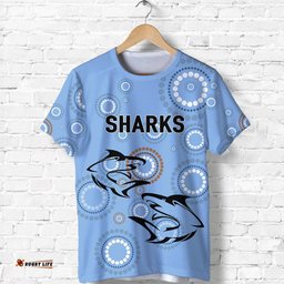 cronulla t shirt sharks unique indigenous
