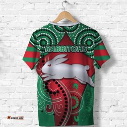 custom personalised rabbitohs new t shirt indigenous energy