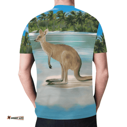 australia t shirts kangaroo t shirt landscape art