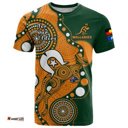 wallabies rugby naidoc t shirt aboriginal camouflage lest we forget
