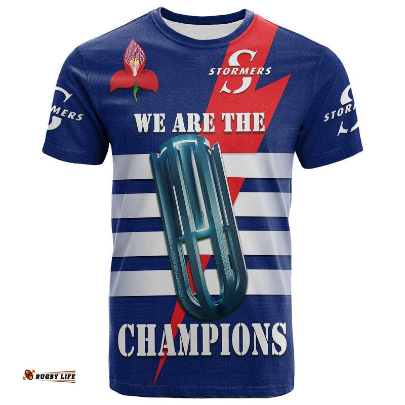 stormers rugby union champion t shirt africa pattern