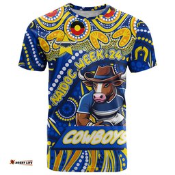 custom australia naidoc week 2024 t shirt cowboys mascot keep the fire burning dt02