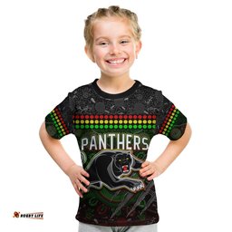 custom text and number panthers t shirt premiers 2022 aboriginal