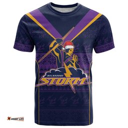 nrl storm christmas custom t shirt minimalism style