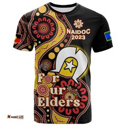 australia naidoc week 2023 t shirt indigenous for our elders